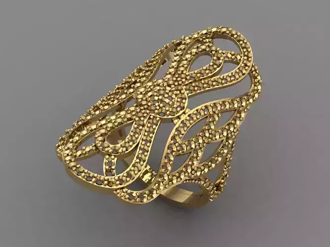 Vintage Womens Diamond Ring Women Rings 3dmodels 3D print model
