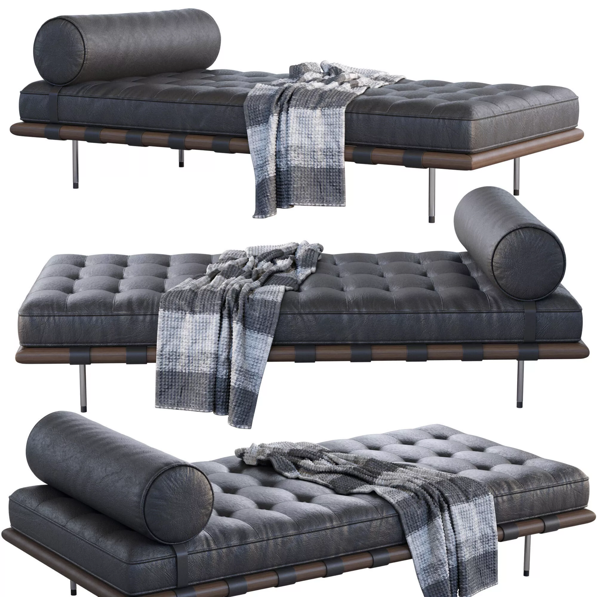 Chaise Lounge Barselona Knoll 3D model