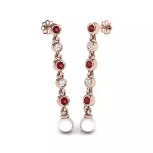 Creative Square Earring 3D print model