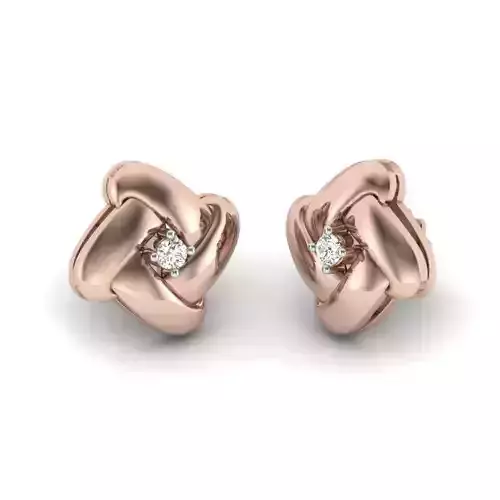 Earrings with diamonds