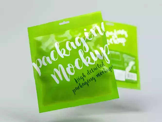 Heat sealed PVC pouch 3D model 3D model
