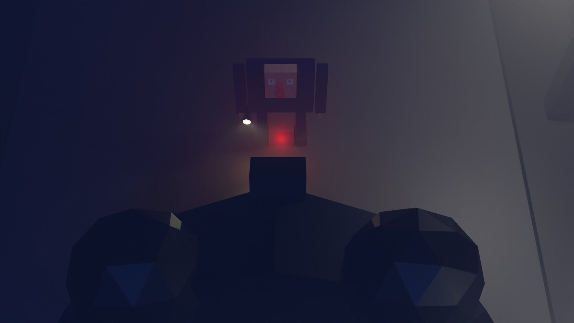 Old man Low-poly 3D model_3