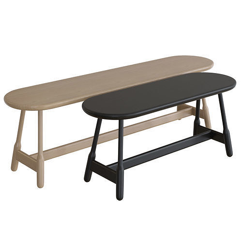 Albert Bench 3D model