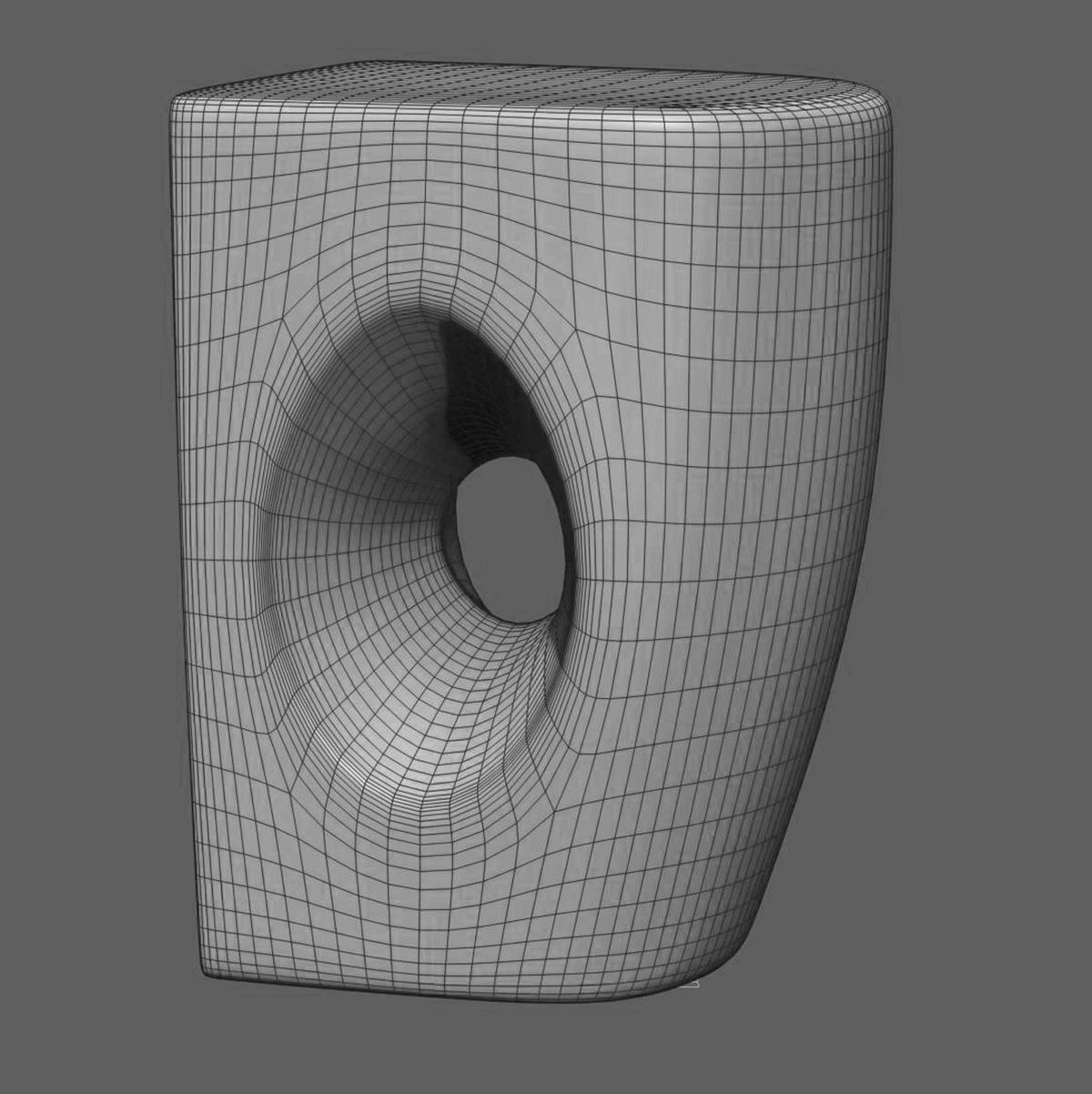 Stool Devils Eye by Pols Potten  Low-poly 3D model_4