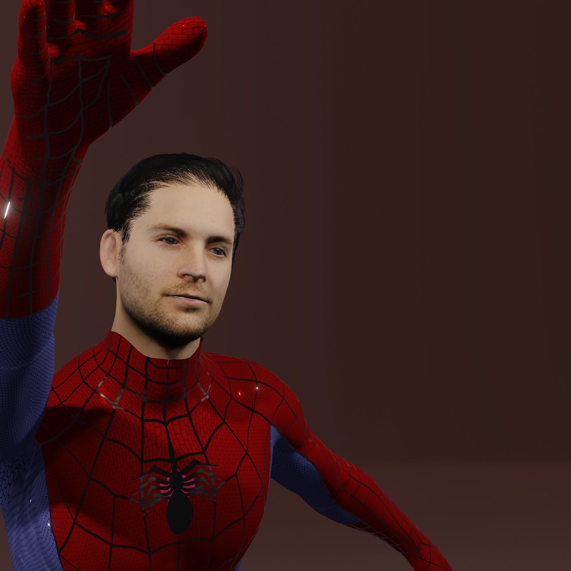 Tobey Maguire Spider Man 3D model_3