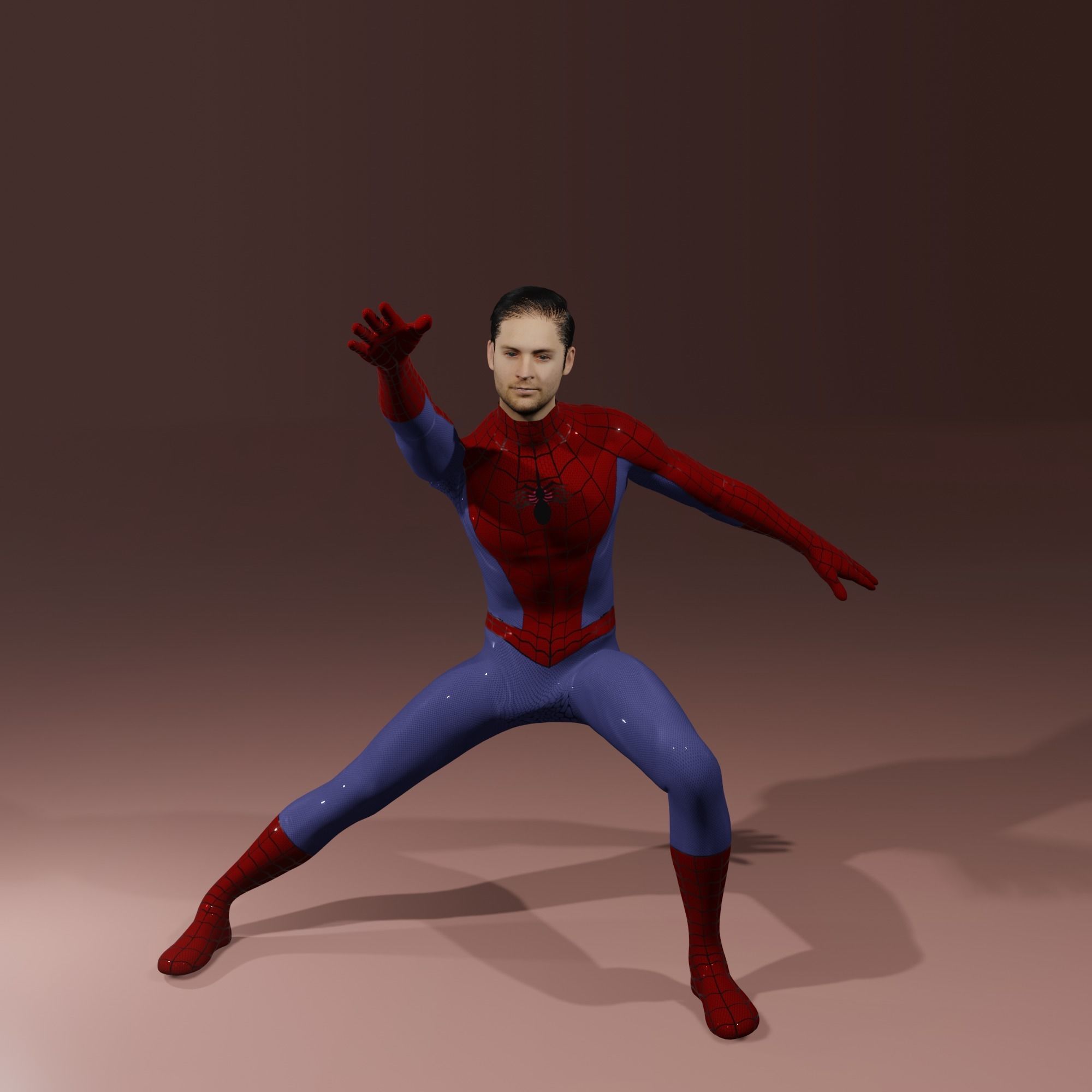 Tobey Maguire Spider Man 3D model_1