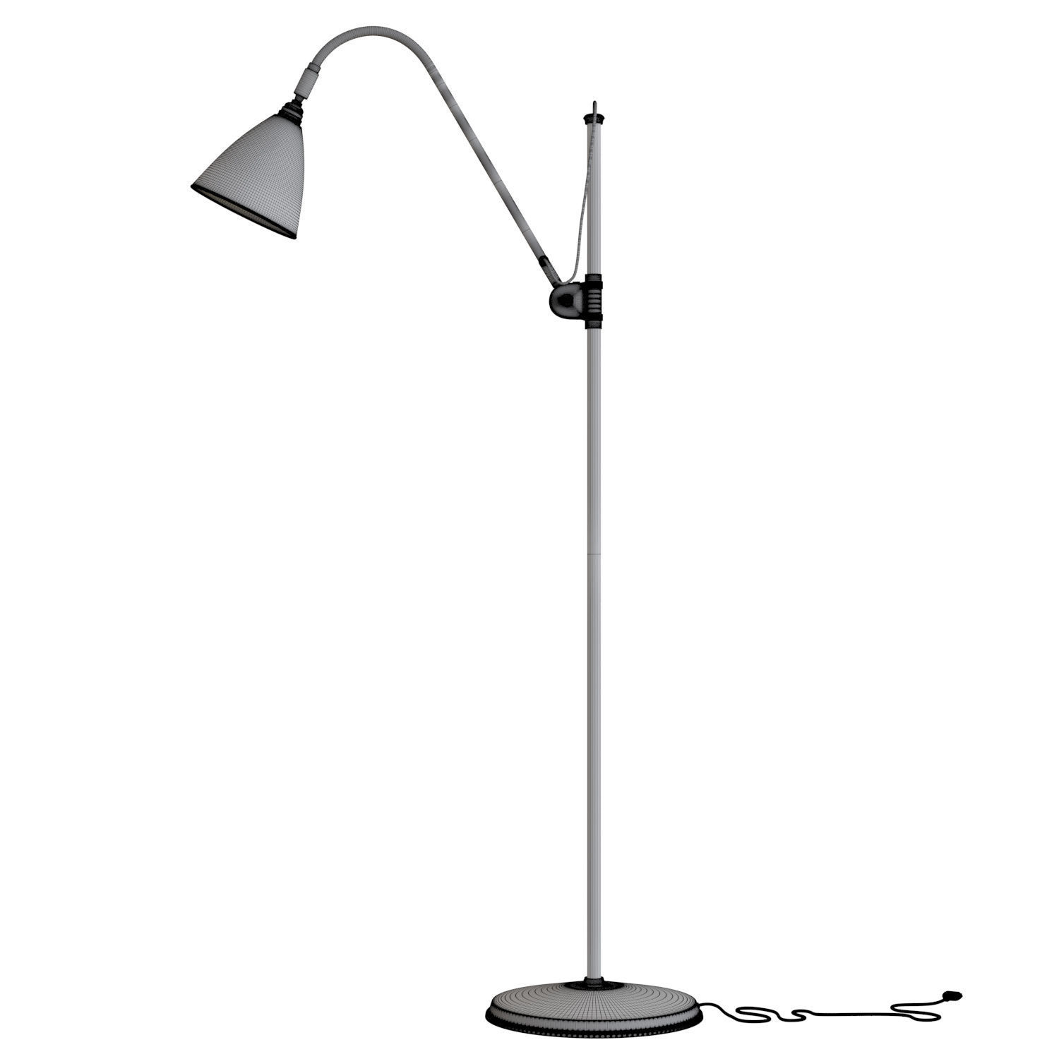 BL3 Floor Lamp 3D model_4