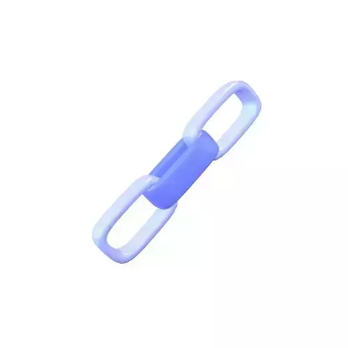 Link Building Icon v1 002 Low-poly 3D model