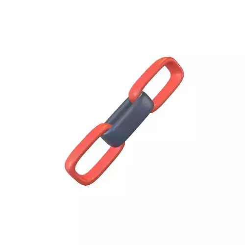 Link Building Icon v1 003 Low-poly 3D model