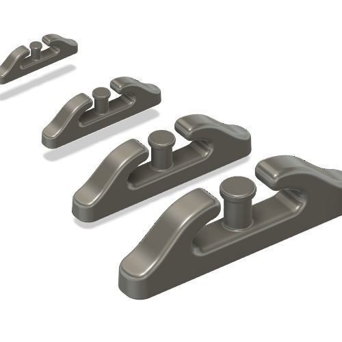 Model ship rigging fittings for resin printing 3D print model_20