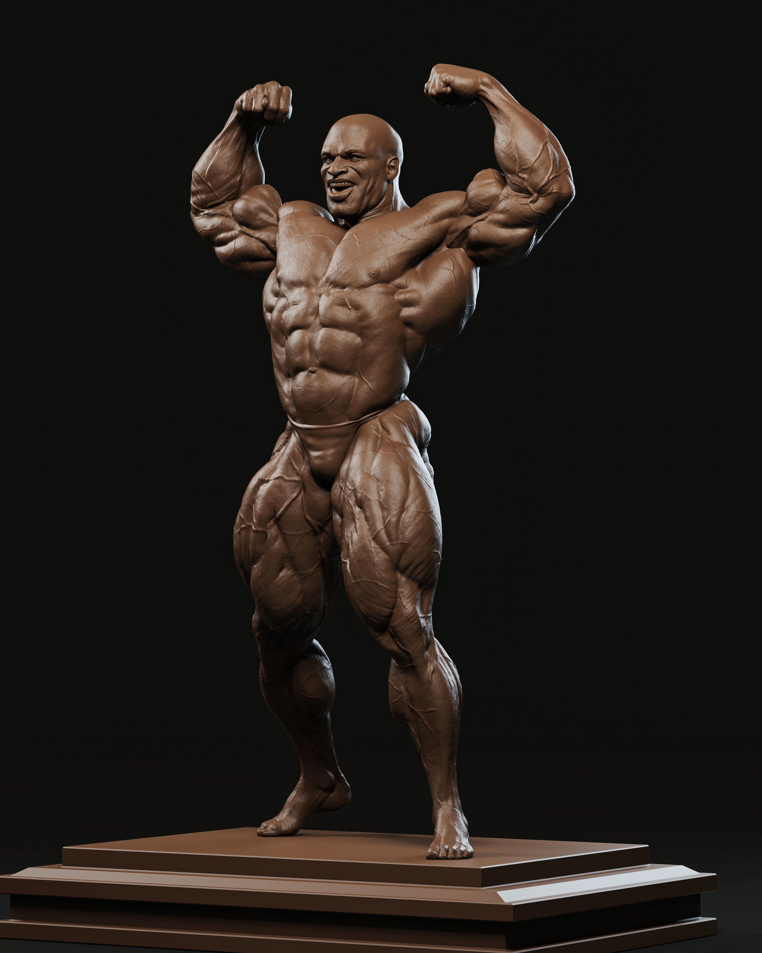 Ronnie Coleman Tribute Statue 3D print model_6