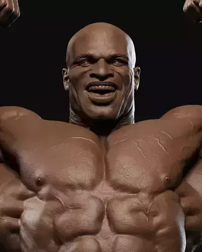 Ronnie Coleman Tribute Statue 3D print model