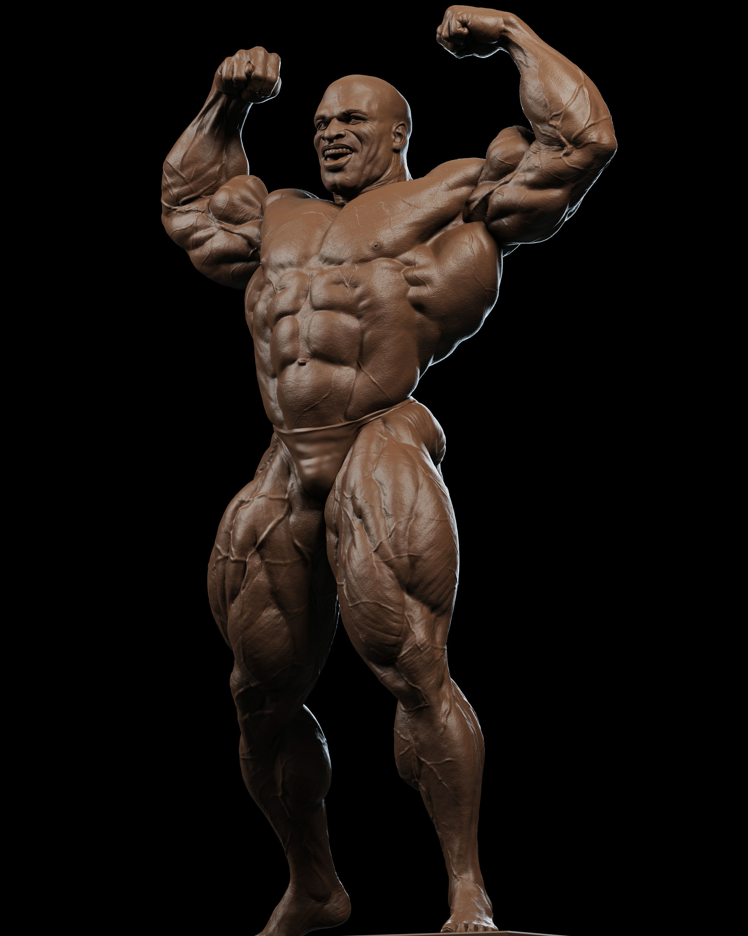 Ronnie Coleman Tribute Statue 3D print model_10