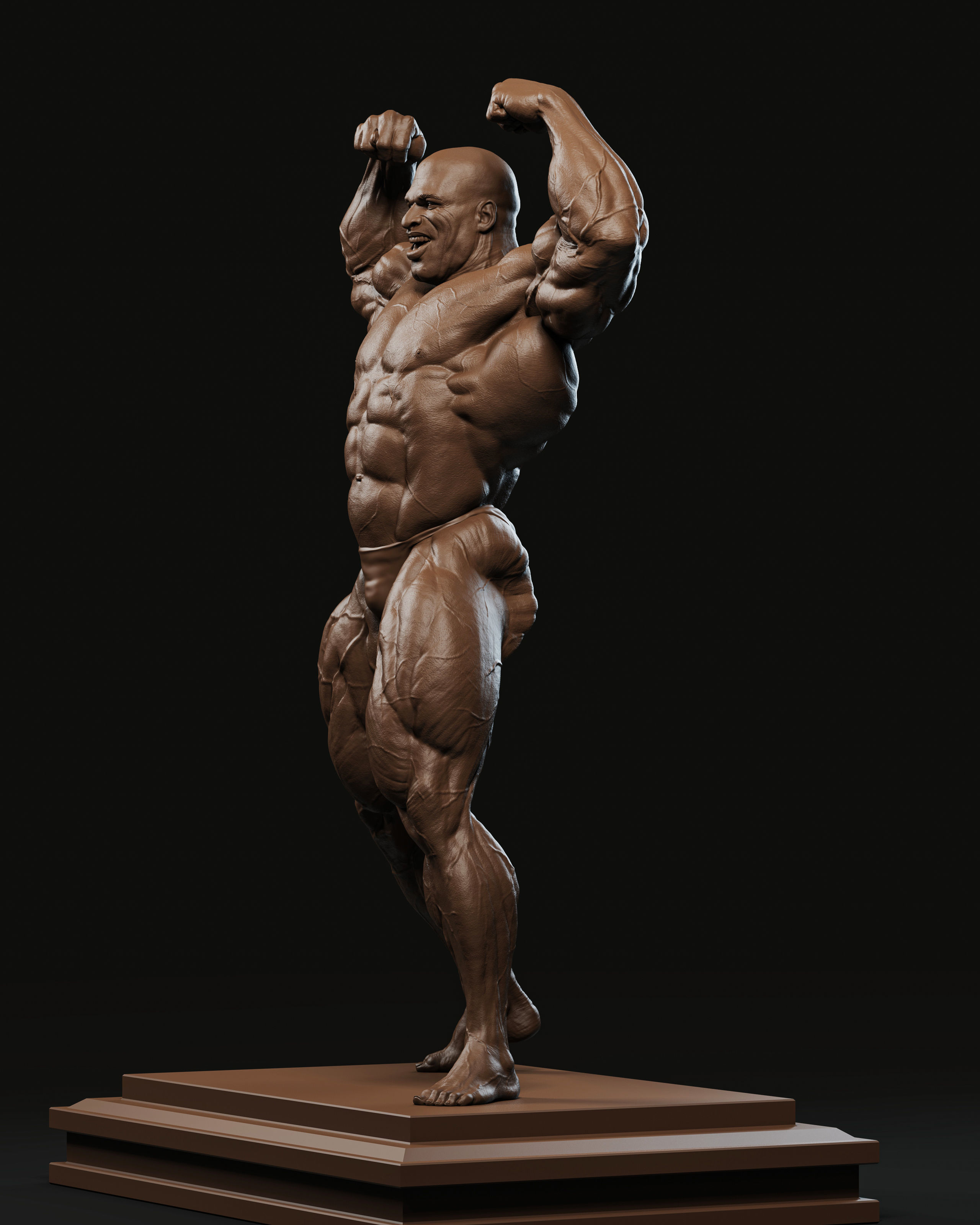 Ronnie Coleman Tribute Statue 3D print model_8