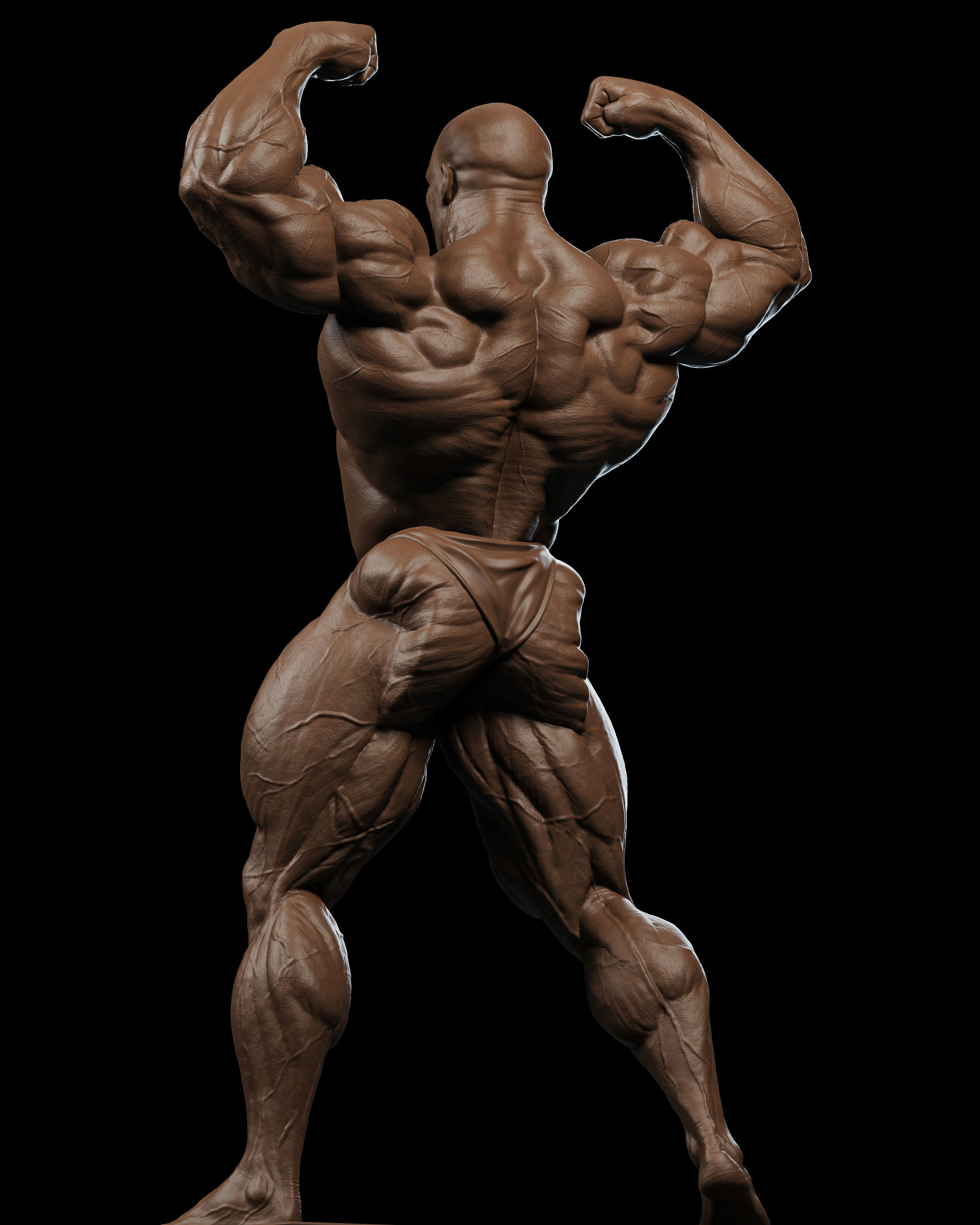 Ronnie Coleman Tribute Statue 3D print model_9