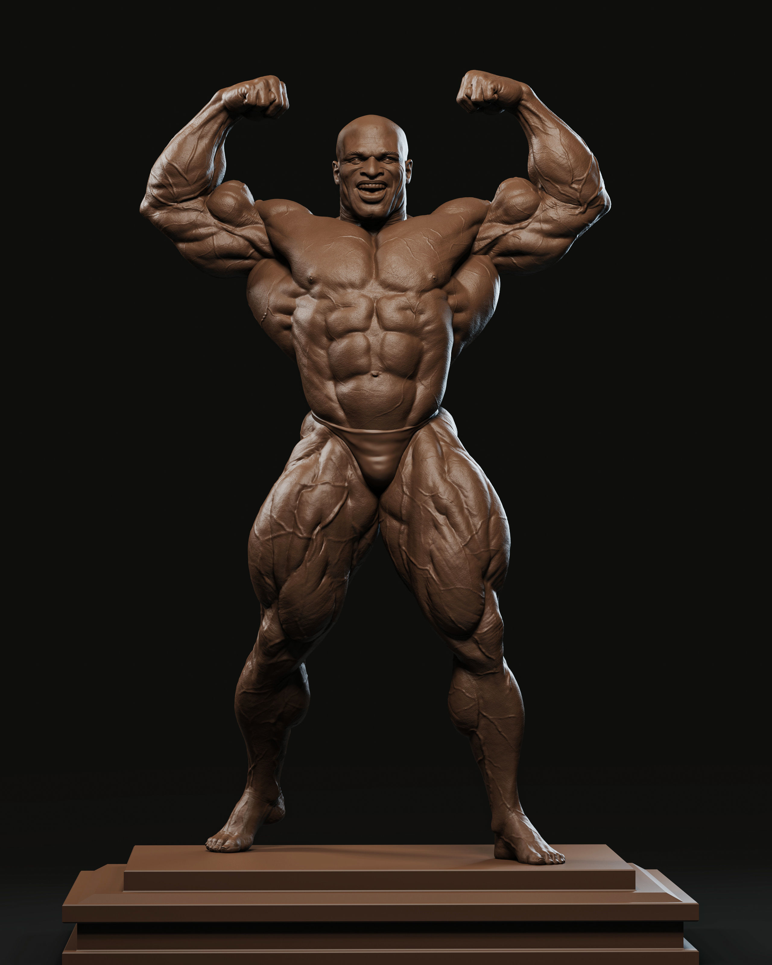 Ronnie Coleman Tribute Statue 3D print model_11