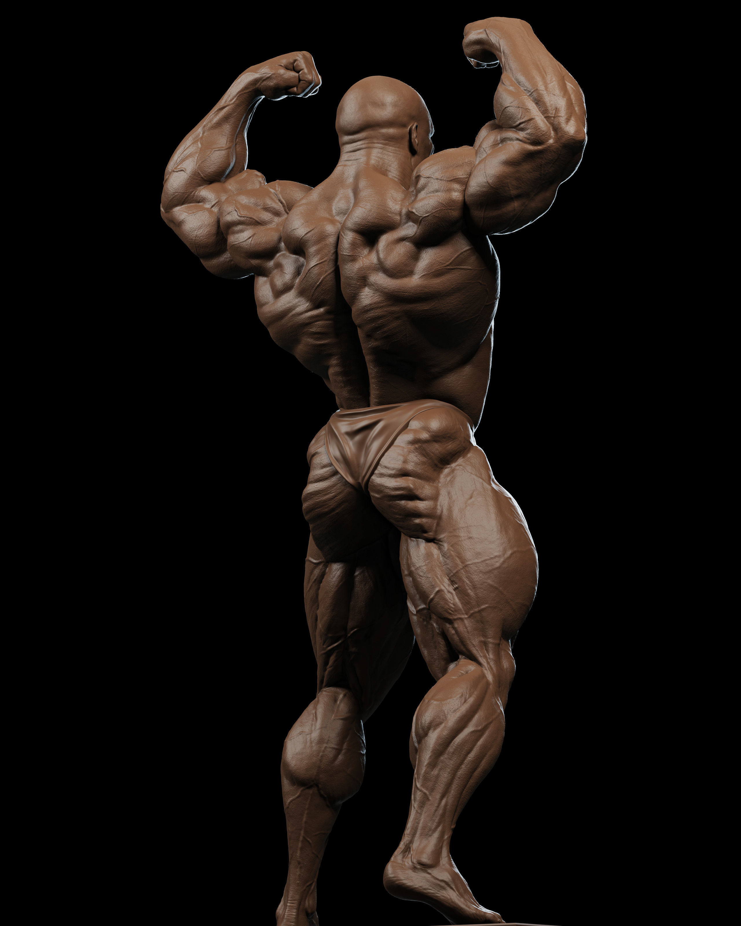 Ronnie Coleman Tribute Statue 3D print model_13