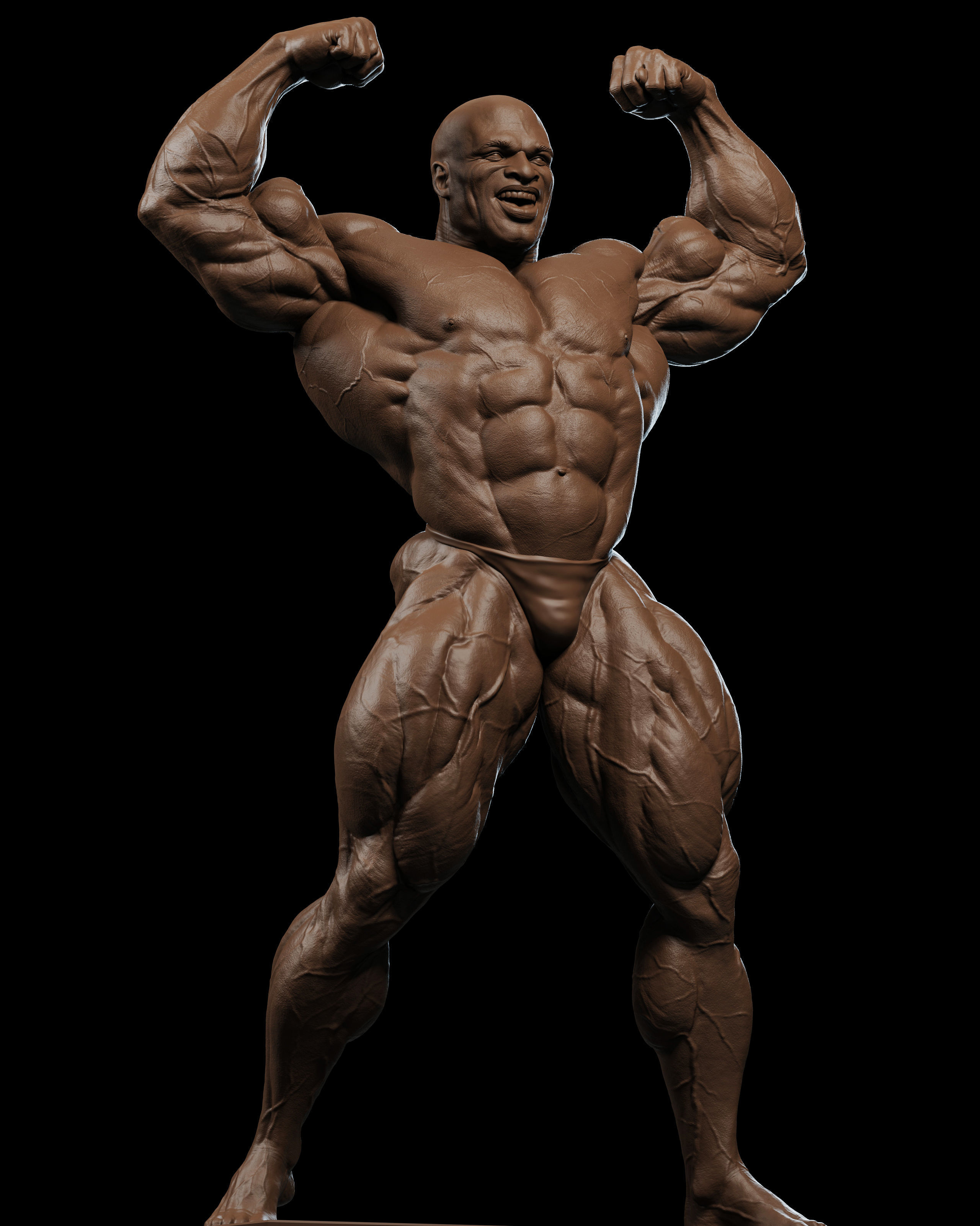 Ronnie Coleman Tribute Statue 3D print model_12