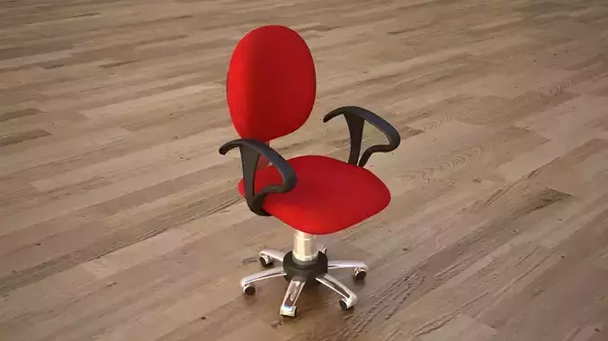 Ergonomic Office Chair 3D Model Design  Workspace Visualizations