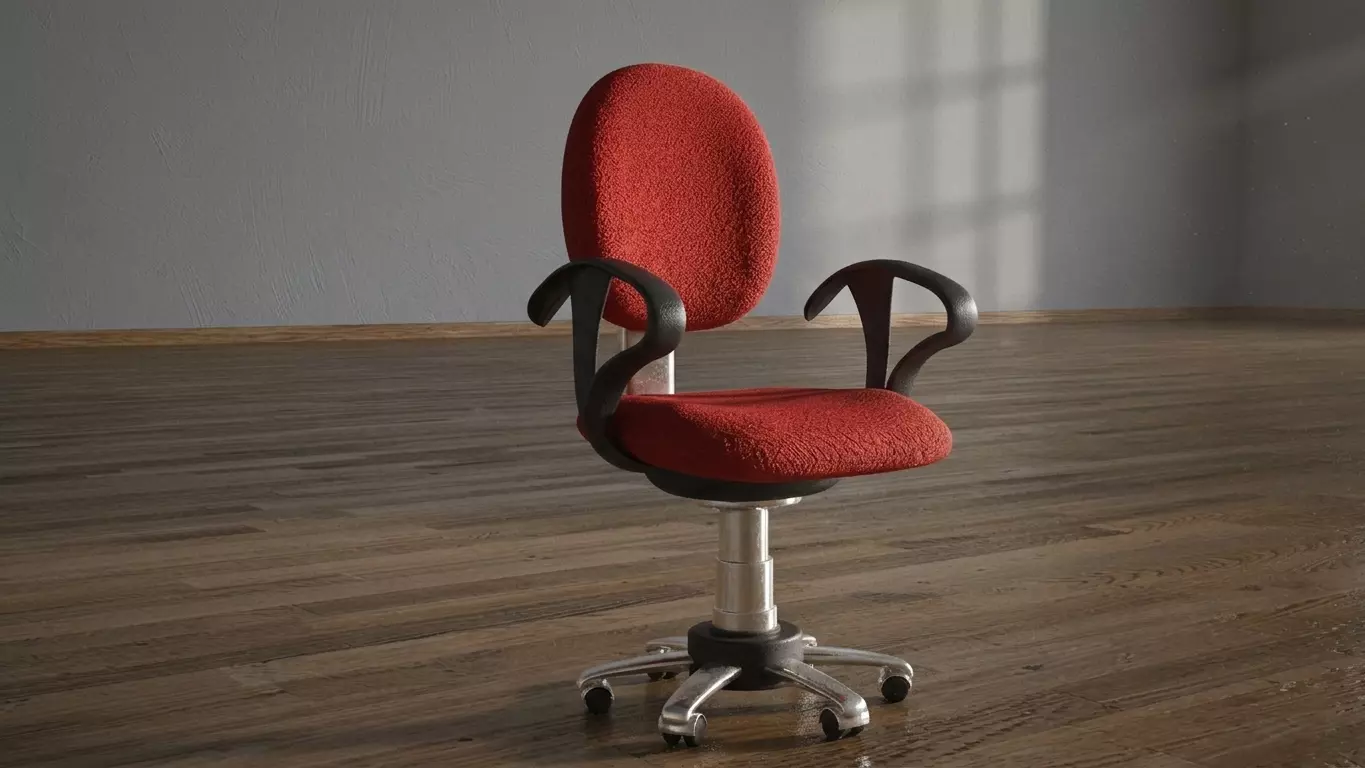Ergonomic Office Chair 3D Model Design Workspace Visualizations 3D model