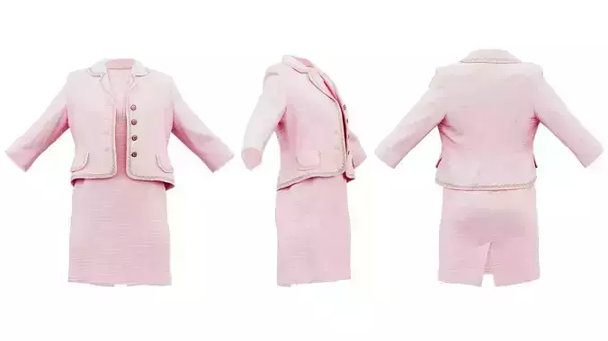 Barbie Full Open Low-poly 3D model