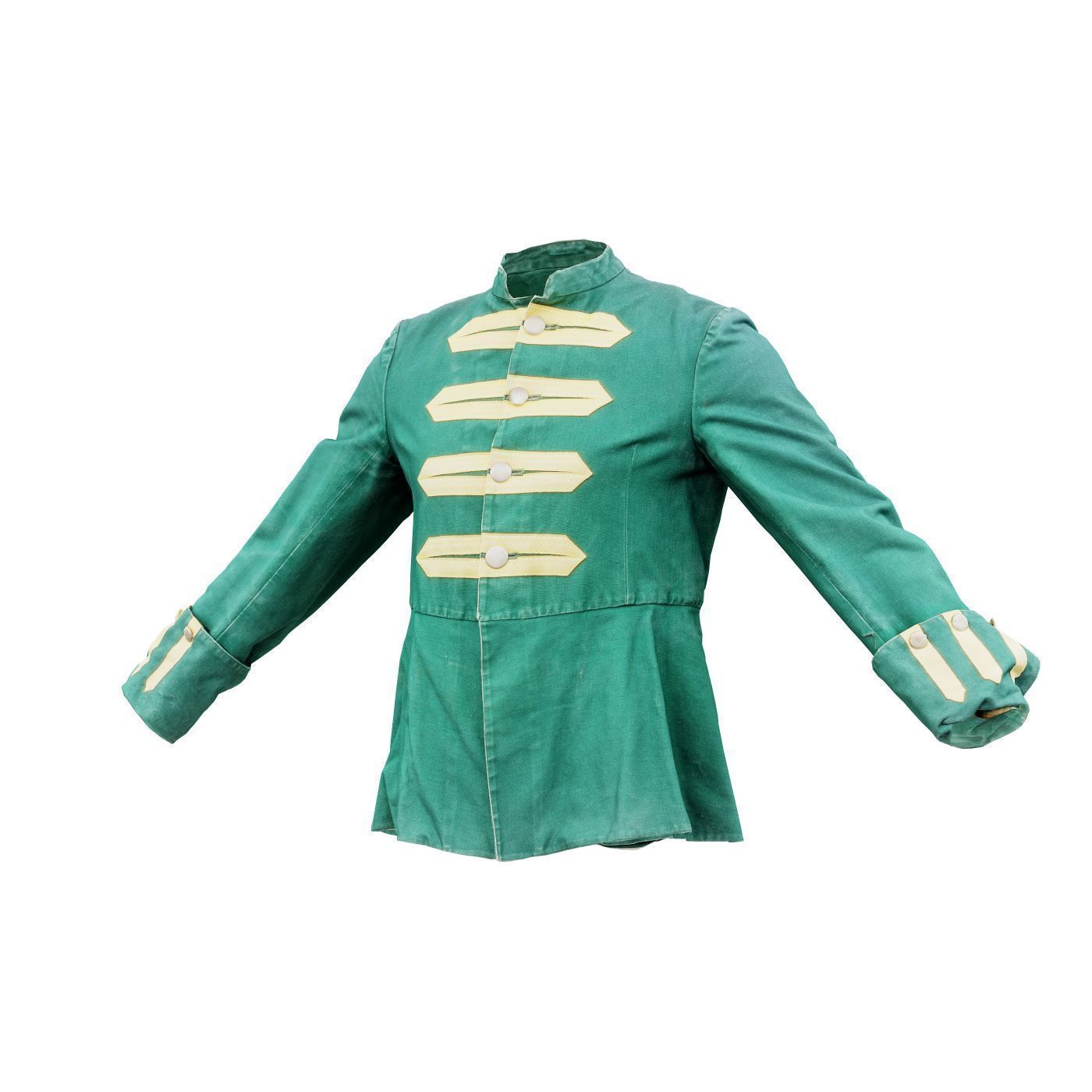 Arrow Jacket Closed Low-poly 3D model_13