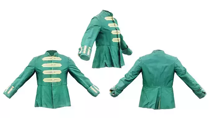 Arrow Jacket Closed Low-poly 3D model