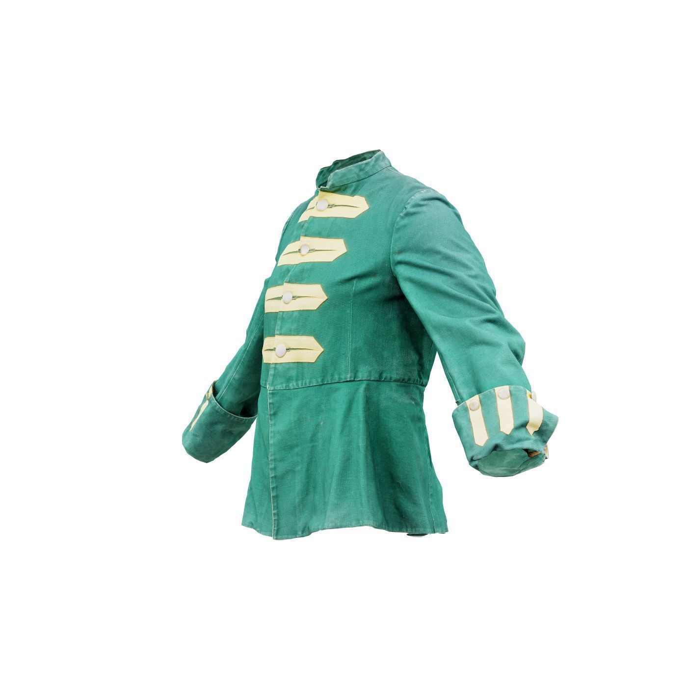 Arrow Jacket Closed Low-poly 3D model_12