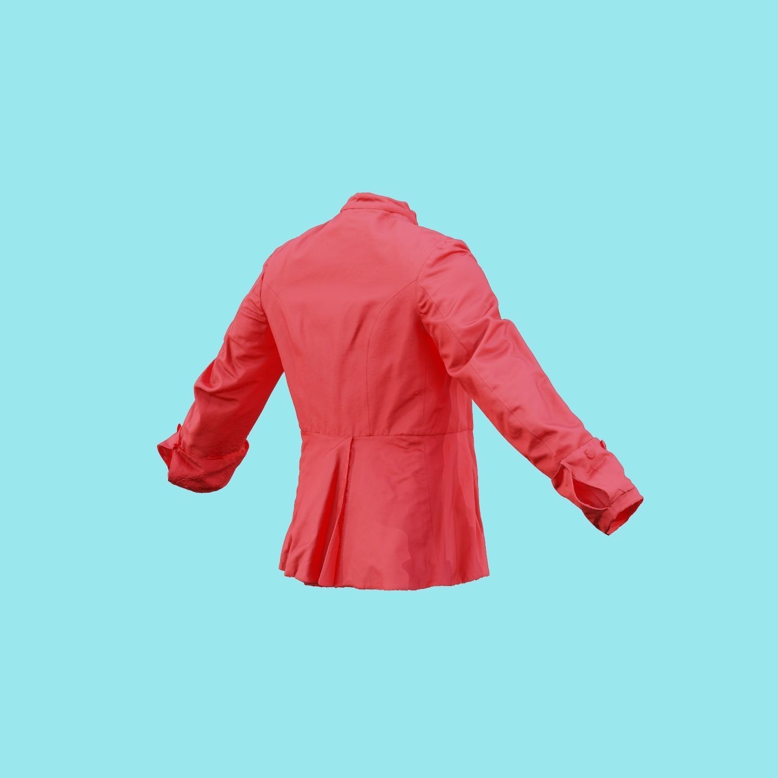 Arrow Jacket Closed Low-poly 3D model_23