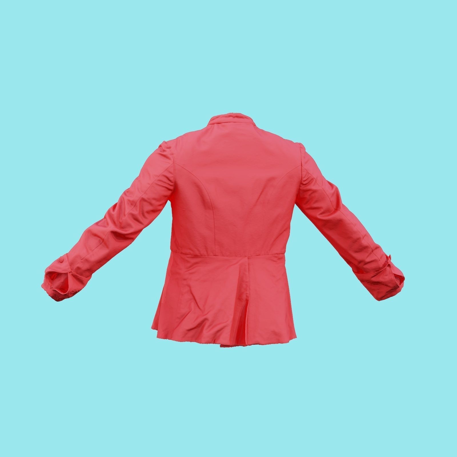 Arrow Jacket Closed Low-poly 3D model_18