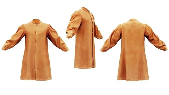 Armored Soldier Robe Low-poly 3D model