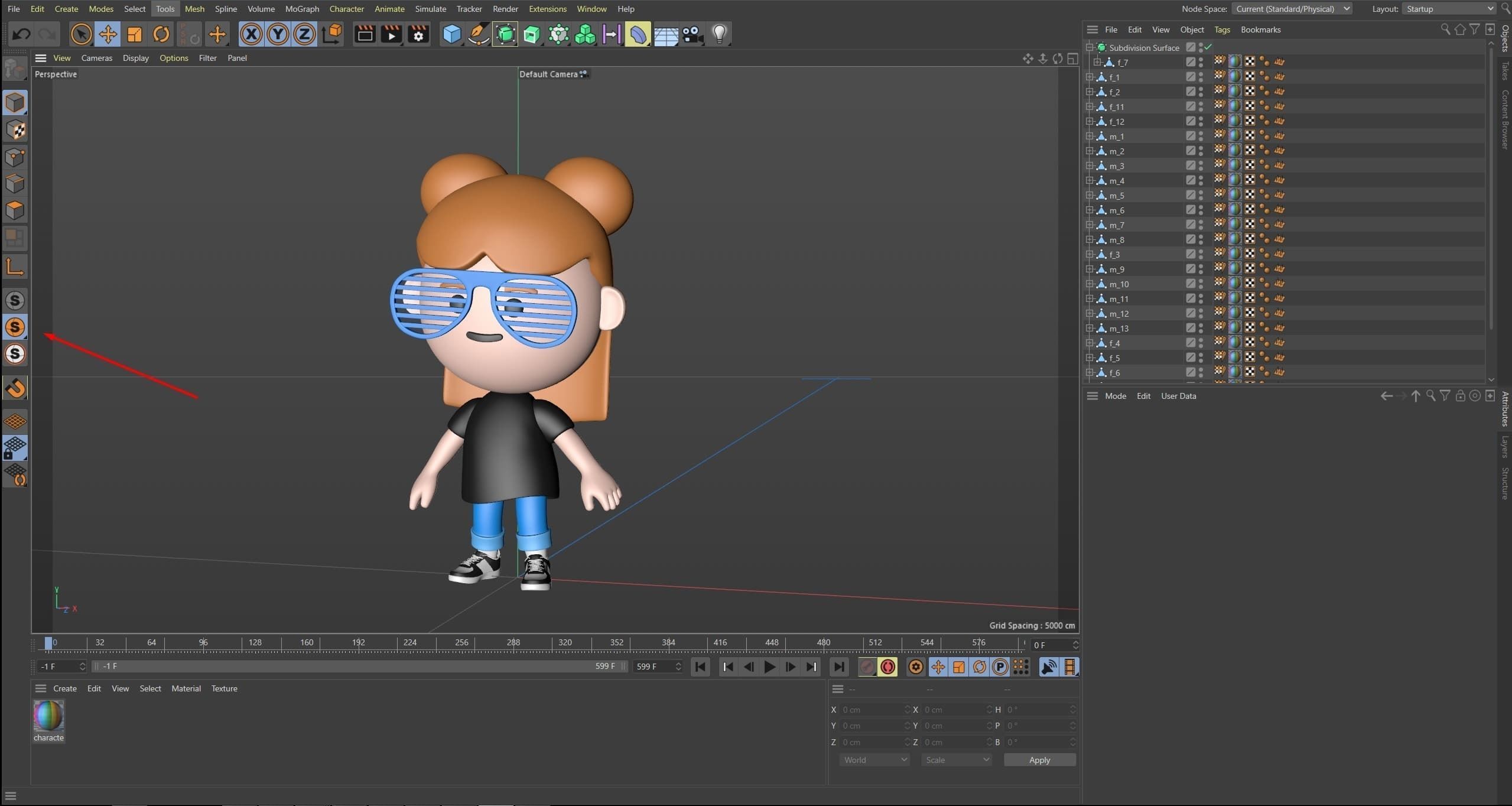 Cute Characters Low-poly 3D model_23