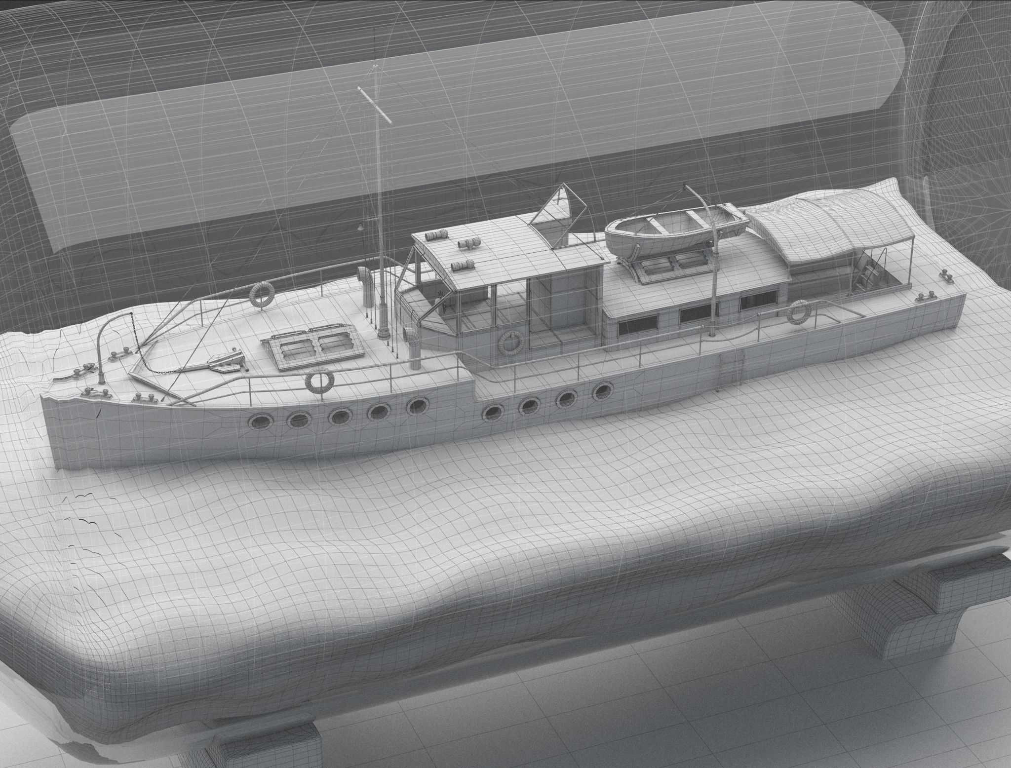 Ship in the Jar 3D model_3