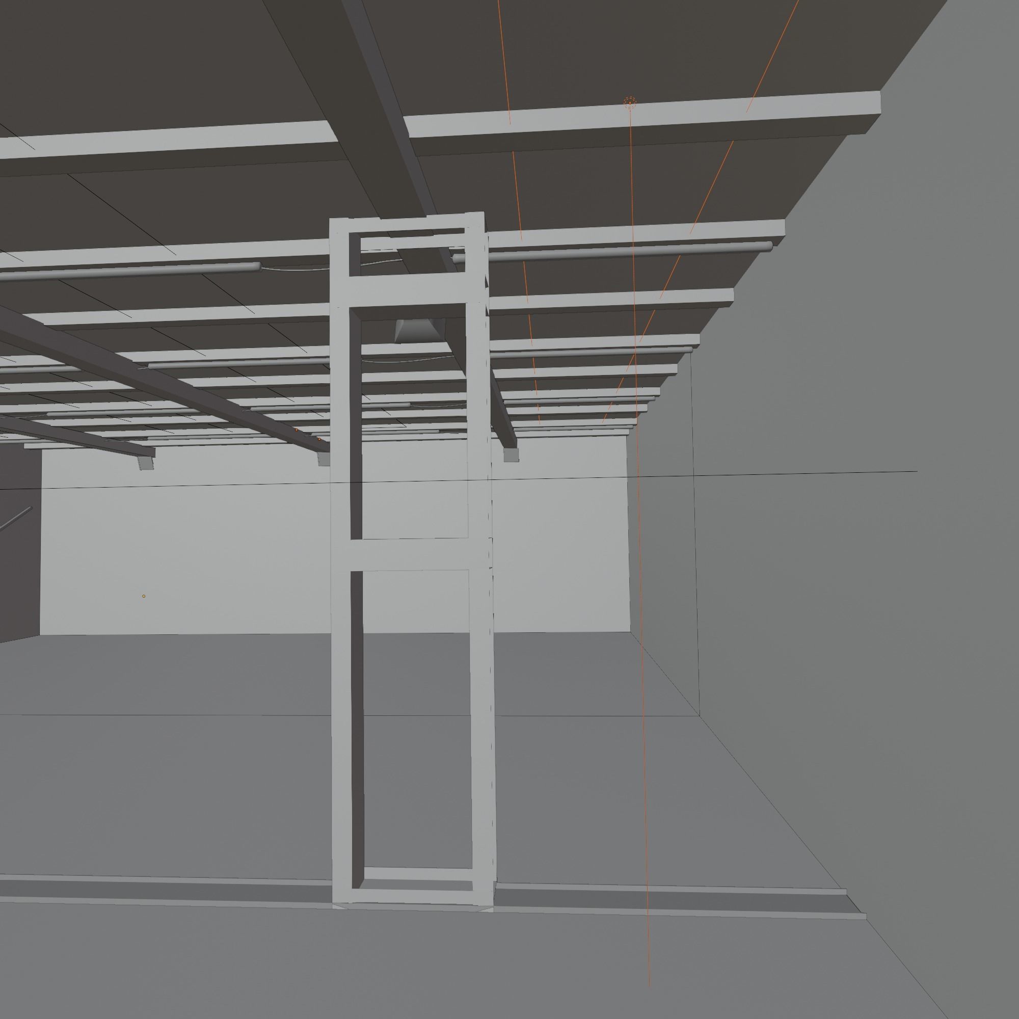 Car studio interior 3D model_1