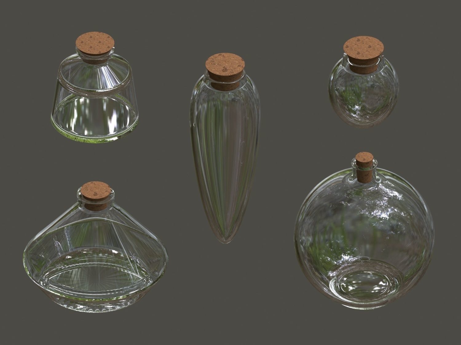 Potion Bottle 3D model_1