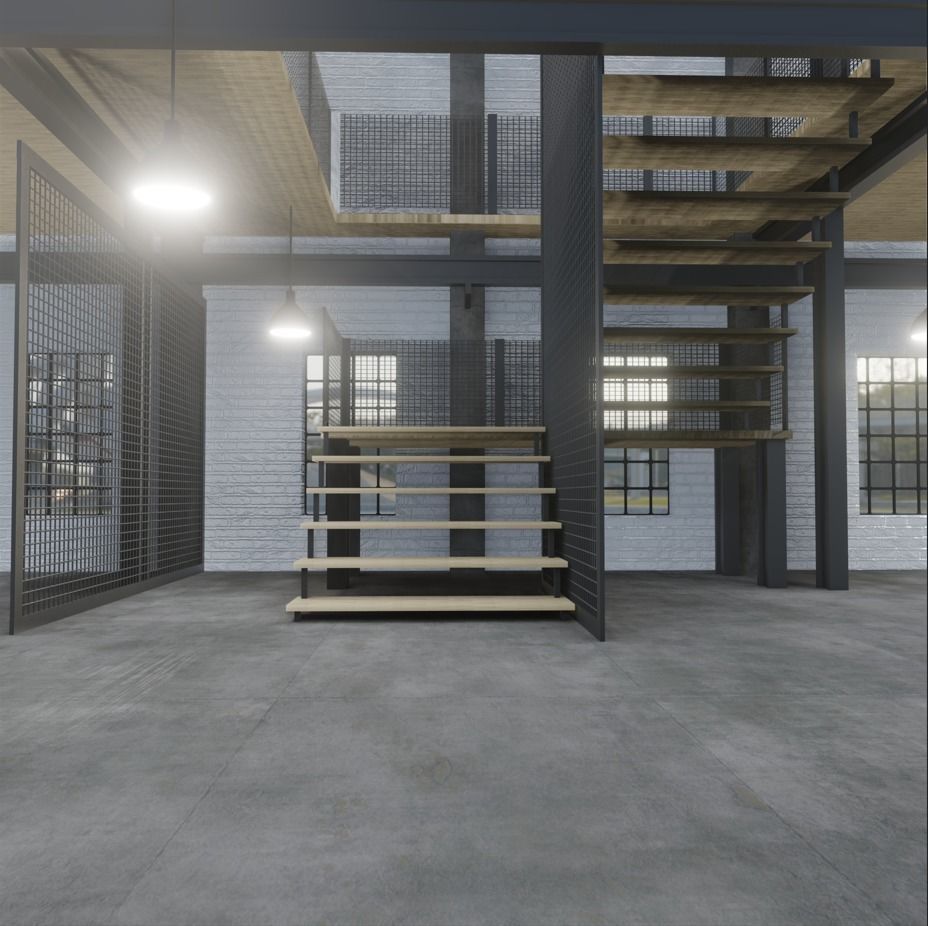 Loft Interior  3D model_6