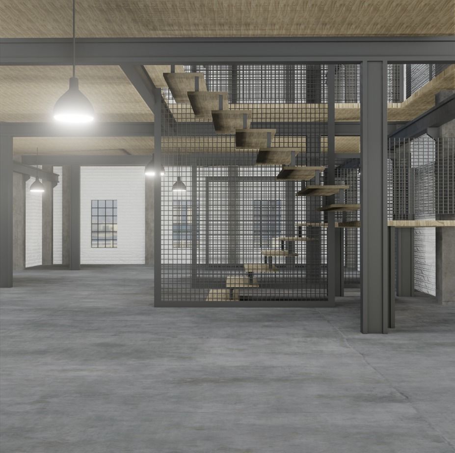 Loft Interior  3D model_2