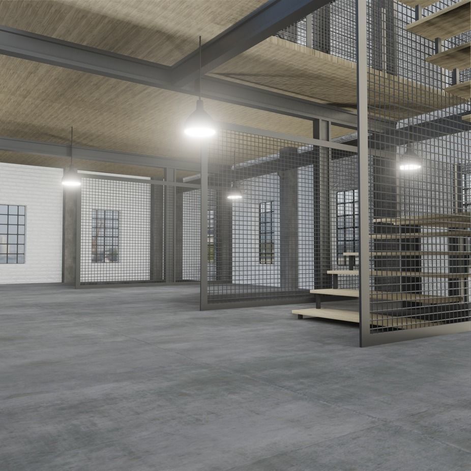 Loft Interior  3D model_3