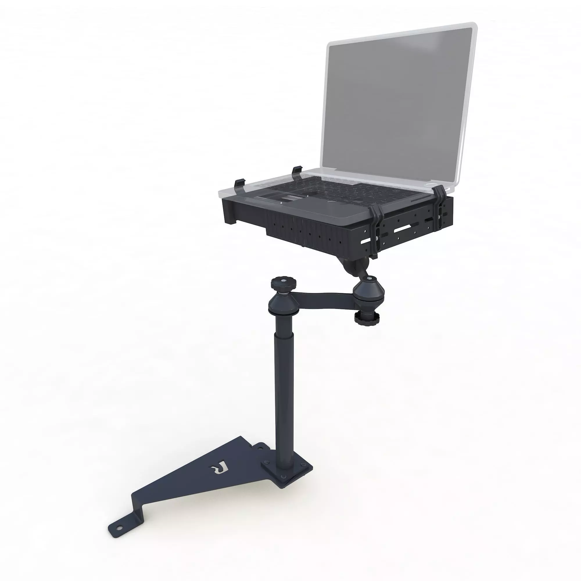 Laptop Holder Vehicle Base 3D model_0