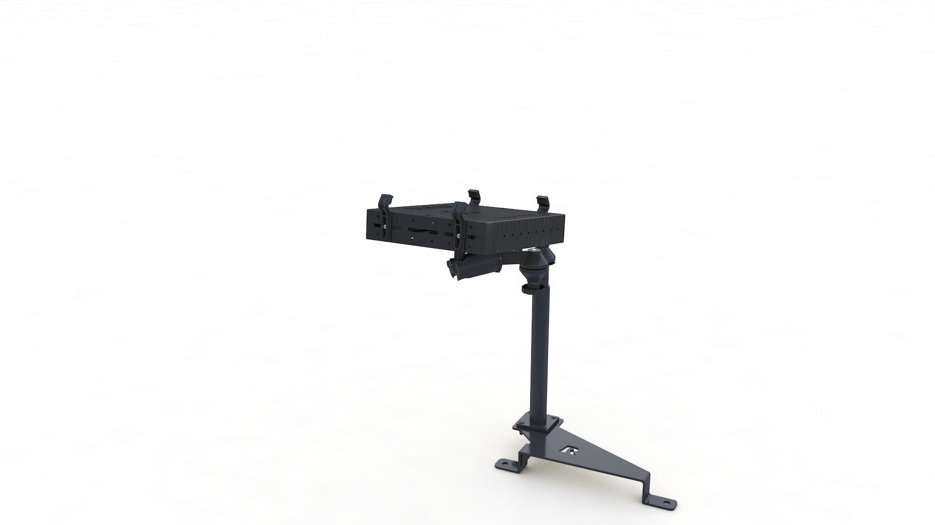 Laptop Holder Vehicle Base 3D model_16