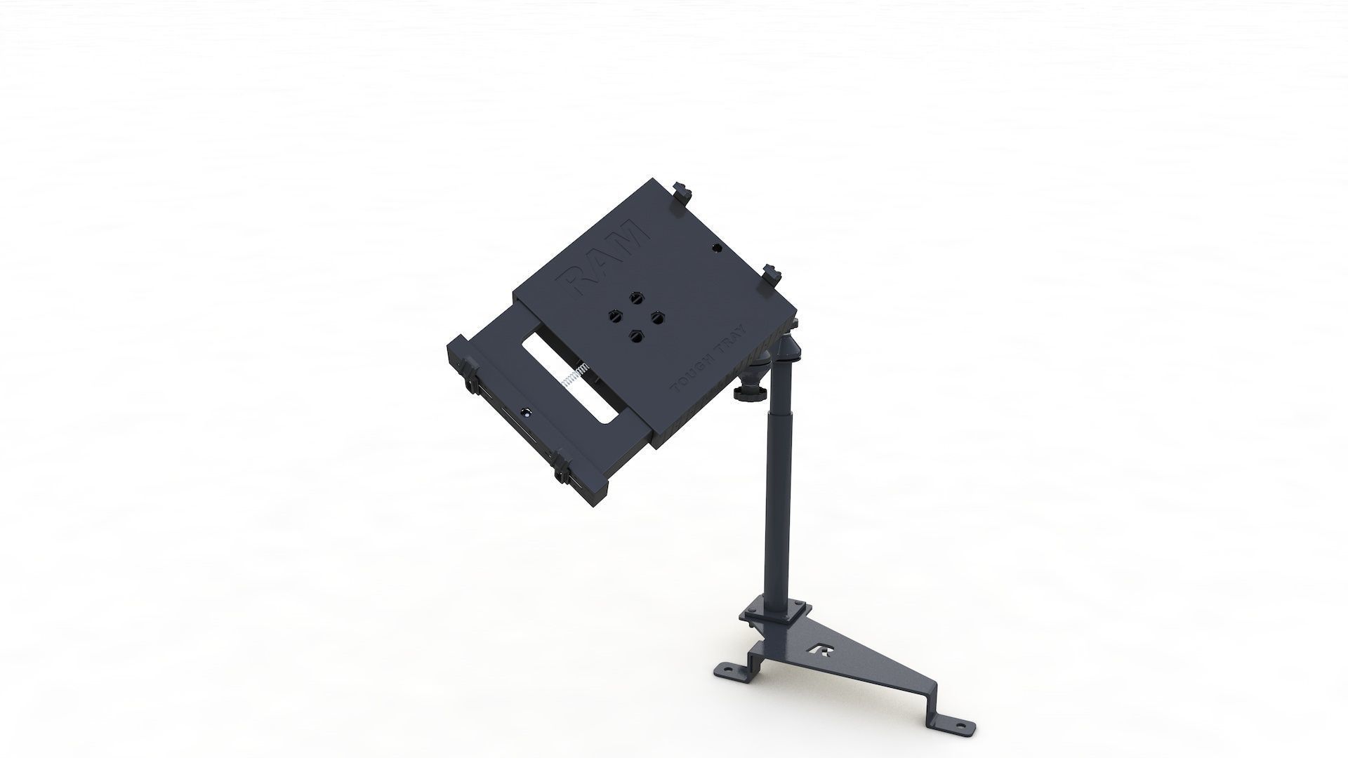 Laptop Holder Vehicle Base 3D model_23