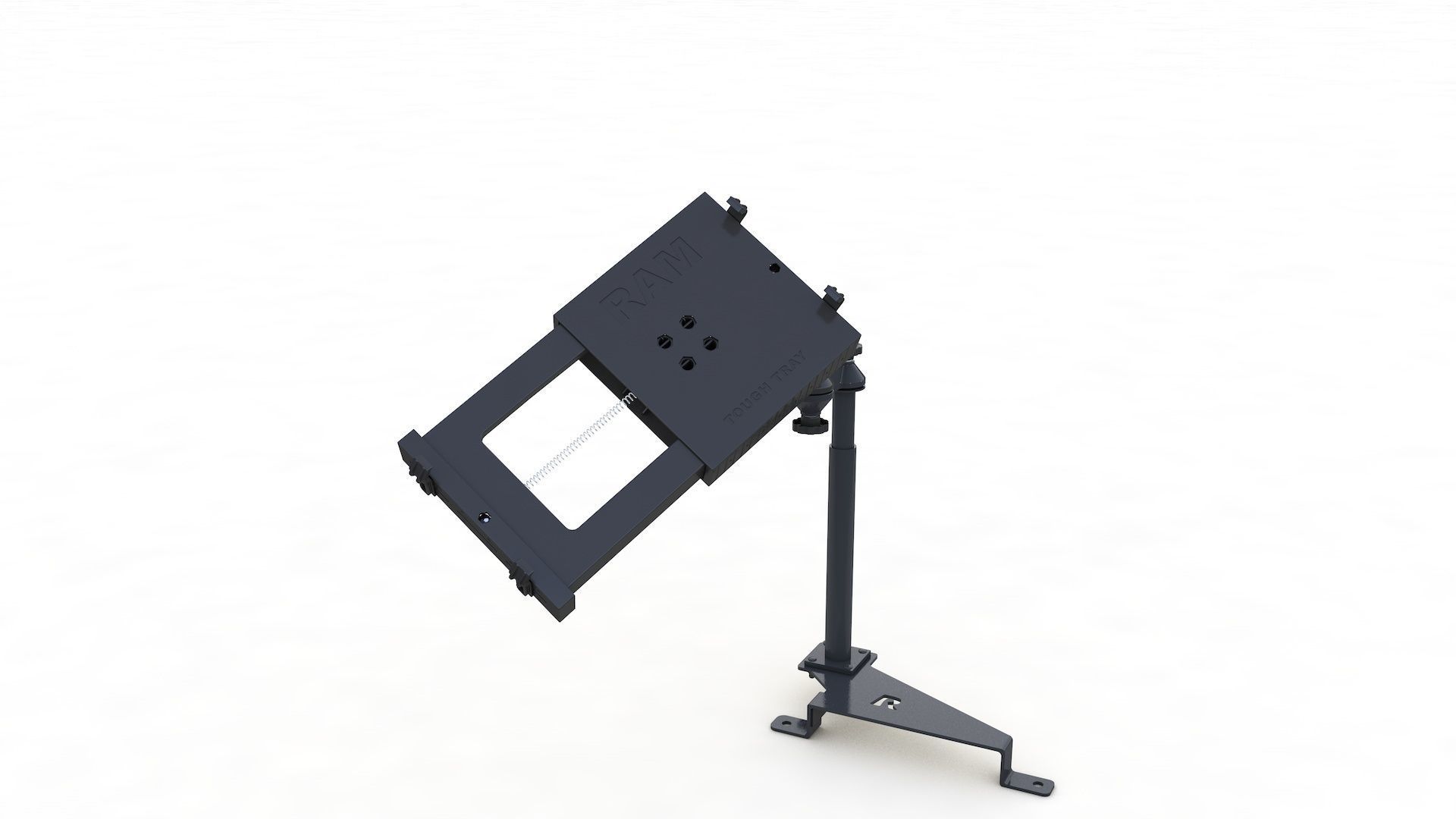 Laptop Holder Vehicle Base 3D model_22