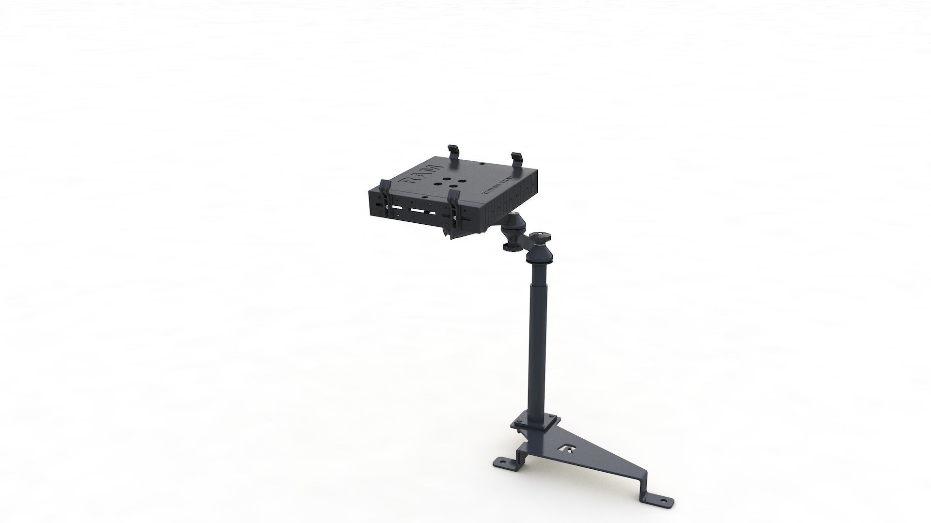 Laptop Holder Vehicle Base 3D model_5