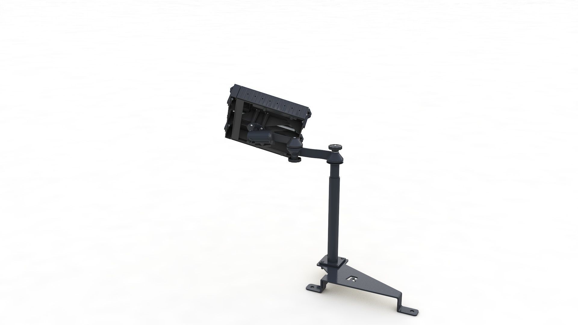 Laptop Holder Vehicle Base 3D model_10