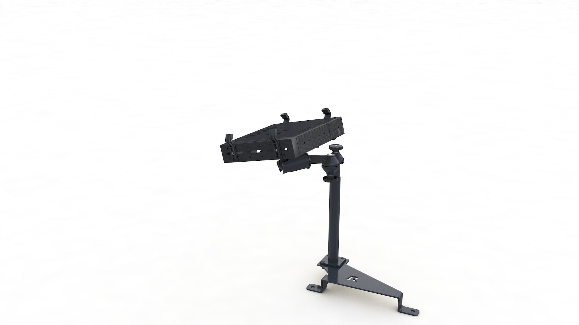 Laptop Holder Vehicle Base 3D model_14