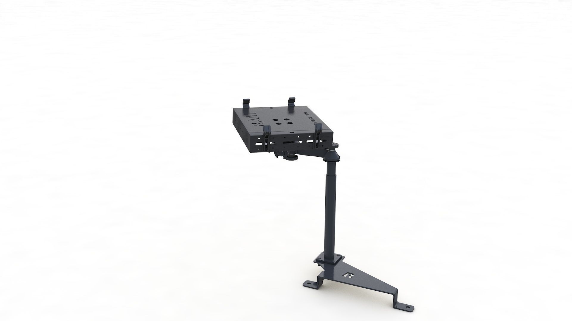 Laptop Holder Vehicle Base 3D model_8