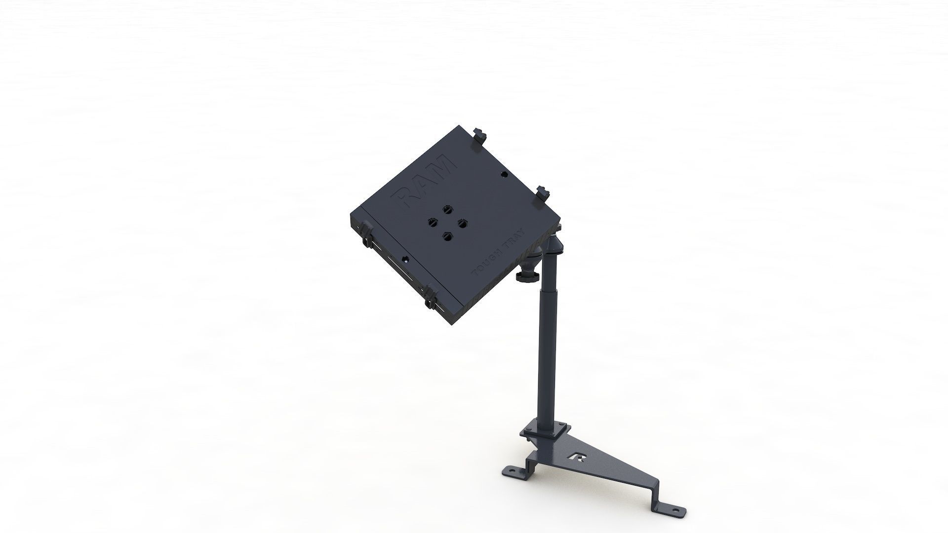 Laptop Holder Vehicle Base 3D model_21