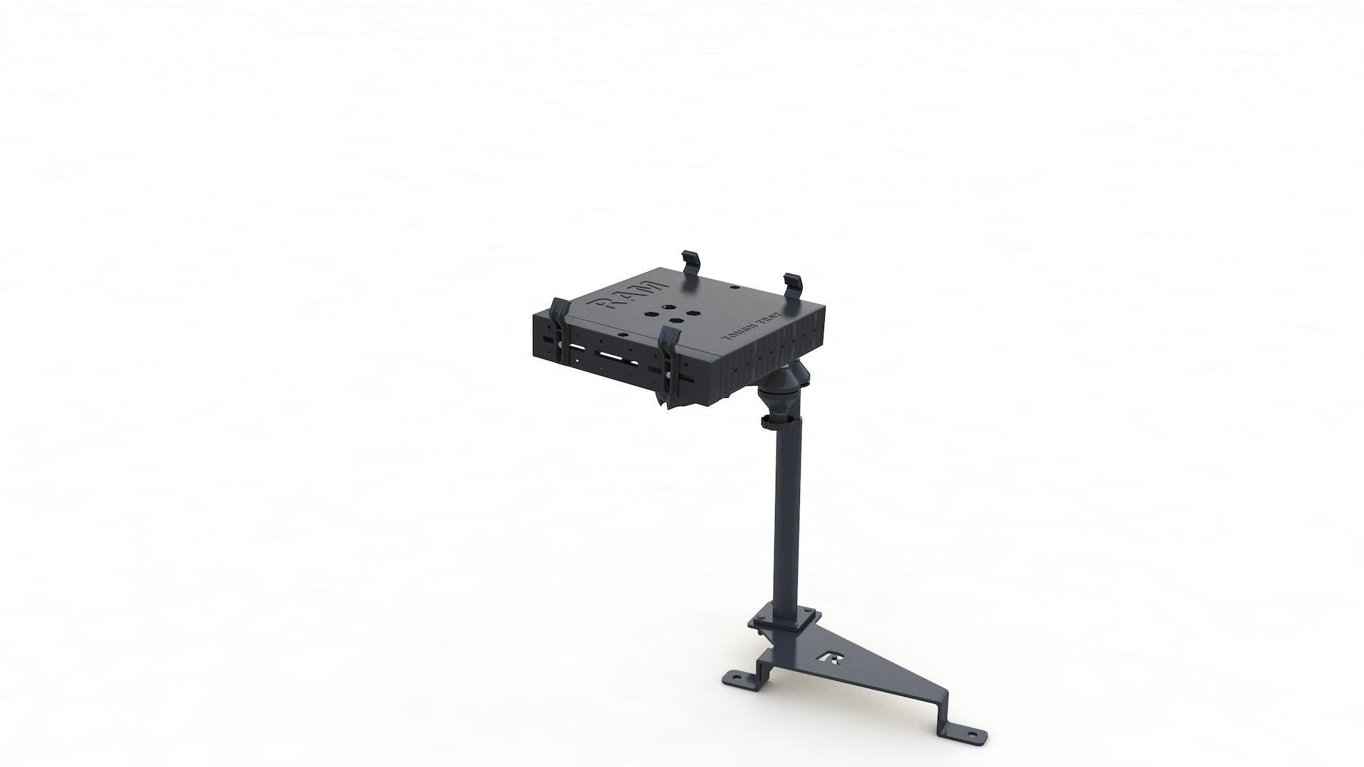 Laptop Holder Vehicle Base 3D model_13