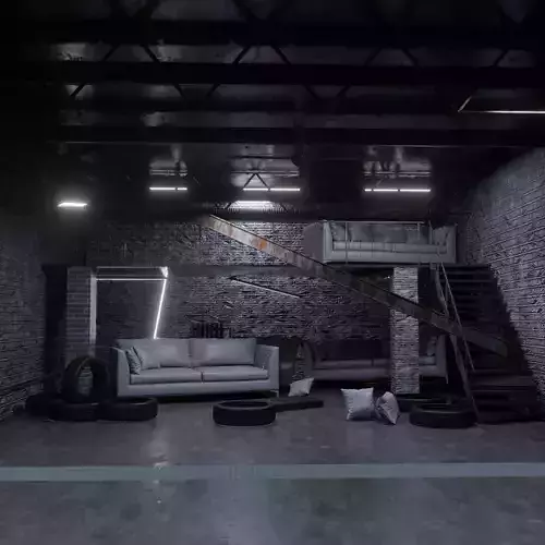 Loft Interior 3D model