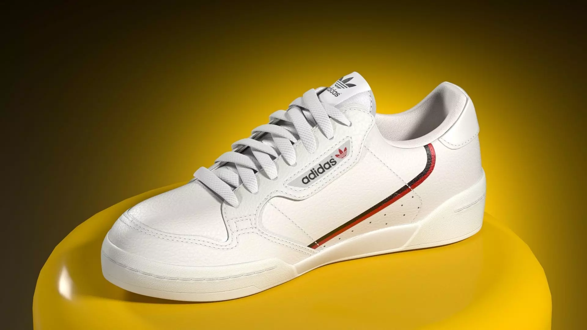 ADIDAS CONTINENTAL 80 Low-poly 3D model_0